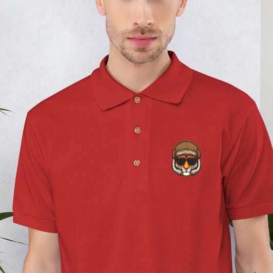 Algorhythm: The Rhythm Embroidered Polo Shirt