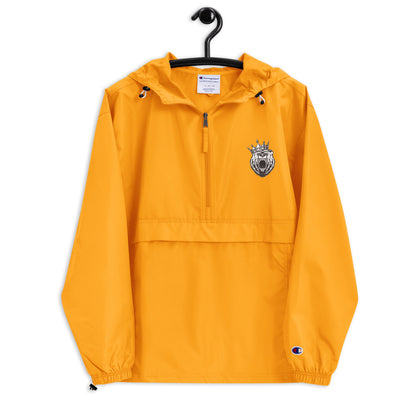 RF84U: RichFraZ Bear King Embroidered Champion Packable Jacket