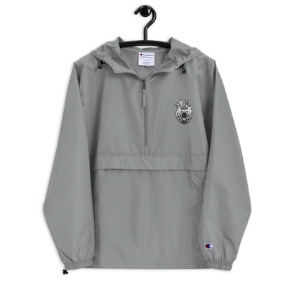 RF84U: RichFraZ Bear King Embroidered Champion Packable Jacket