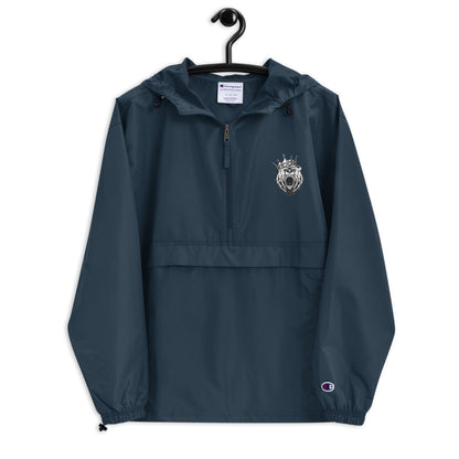 RF84U: RichFraZ Bear King Embroidered Champion Packable Jacket