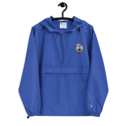 RF84U: RichFraZ Bear King Embroidered Champion Packable Jacket