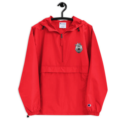 RF84U: RichFraZ Bear King Embroidered Champion Packable Jacket
