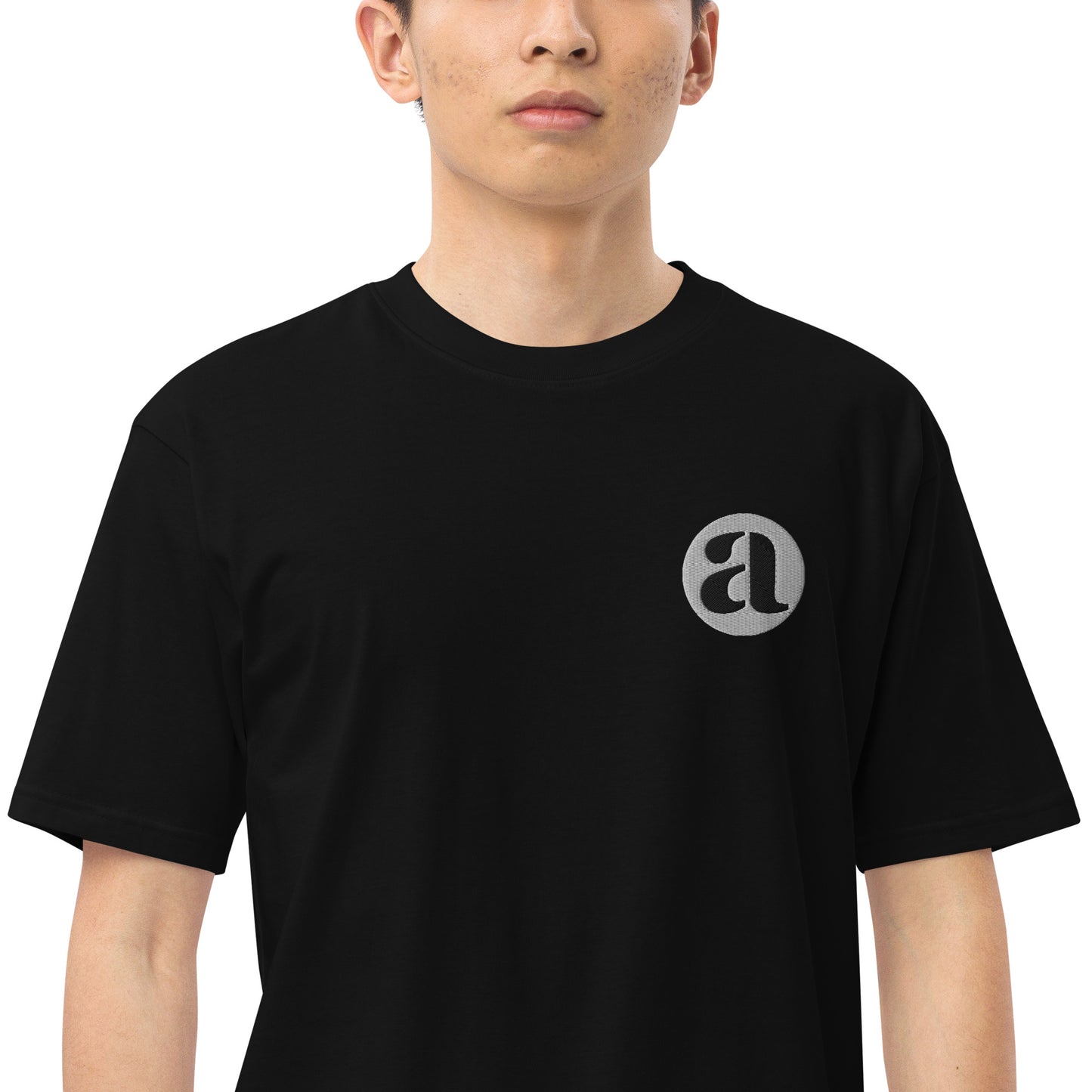 Algorhythm: Signal Noir Embroidered T-Shirt