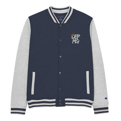 RF84U: DEPMG™️ Embroidered Champion Bomber Jacket