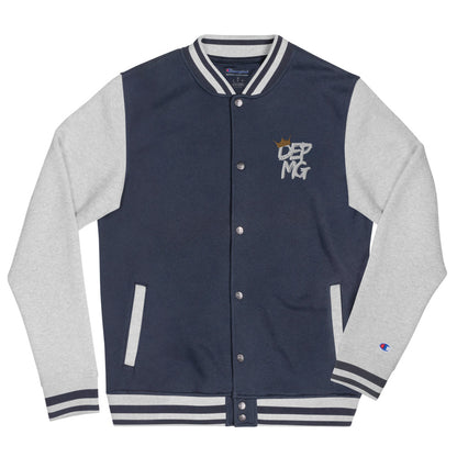 RF84U: DEPMG™️ Embroidered Champion Bomber Jacket