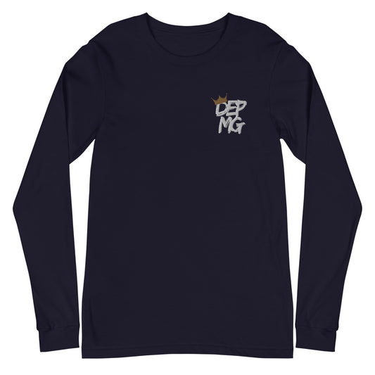 RF84U: DEPMG™️ Patch Unisex Long Sleeve Tee