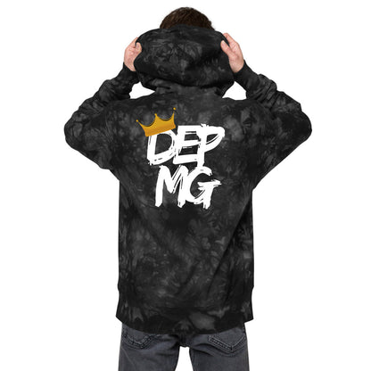 RF84U: DEPMG: The Artist is the Business Unisex Champion tie-dye Hoodie