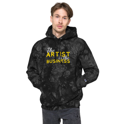 RF84U: DEPMG: The Artist is the Business Unisex Champion tie-dye Hoodie