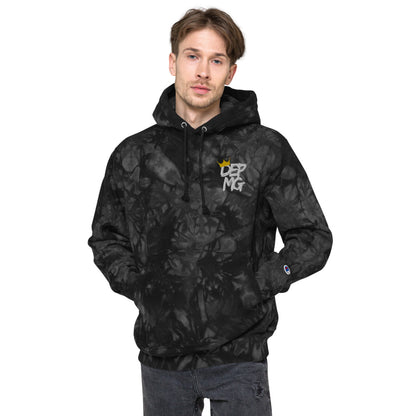 RF84U: DEPMG Crown Unisex Champion tie-dye Hoodie