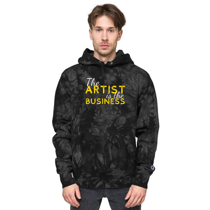 RF84U: DEPMG: The Artist is the Business Unisex Champion tie-dye Hoodie
