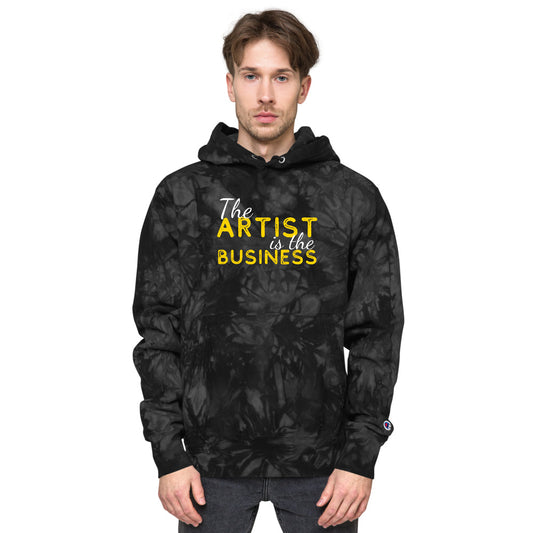 RF84U: DEPMG: The Artist is the Business Unisex Champion tie-dye Hoodie