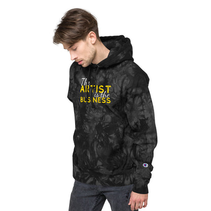 RF84U: DEPMG: The Artist is the Business Unisex Champion tie-dye Hoodie