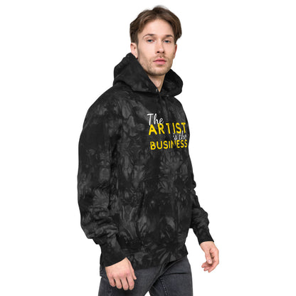 RF84U: DEPMG: The Artist is the Business Unisex Champion tie-dye Hoodie