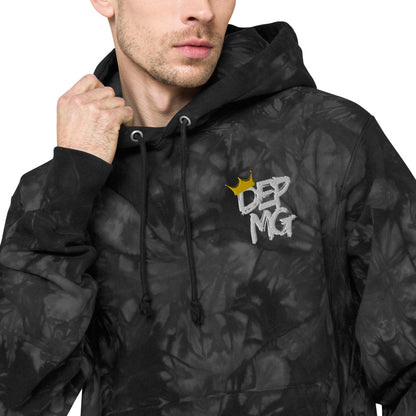 RF84U: DEPMG Crown Unisex Champion tie-dye Hoodie