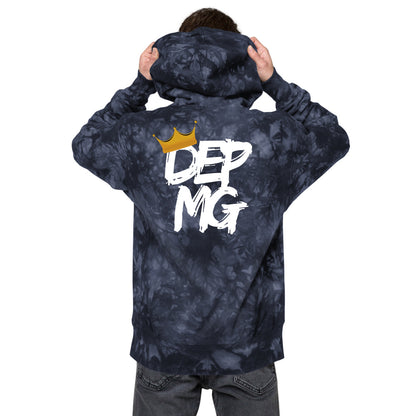 RF84U: DEPMG: The Artist is the Business Unisex Champion tie-dye Hoodie