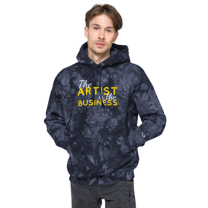 RF84U: DEPMG: The Artist is the Business Unisex Champion tie-dye Hoodie
