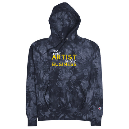 RF84U: DEPMG: The Artist is the Business Unisex Champion tie-dye Hoodie