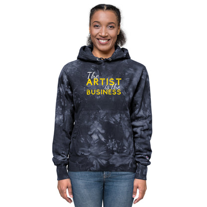 RF84U: DEPMG: The Artist is the Business Unisex Champion tie-dye Hoodie