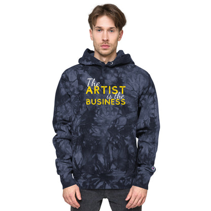 RF84U: DEPMG: The Artist is the Business Unisex Champion tie-dye Hoodie