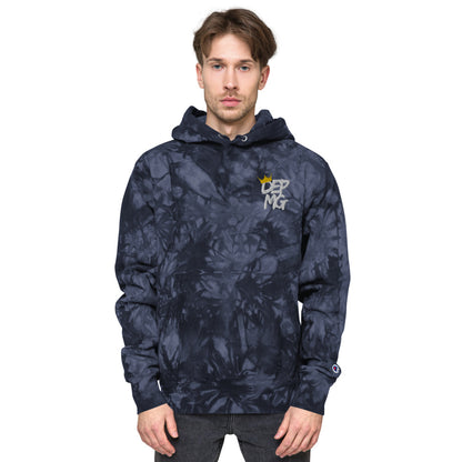 RF84U: DEPMG Crown Unisex Champion tie-dye Hoodie