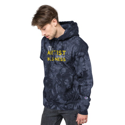 RF84U: DEPMG: The Artist is the Business Unisex Champion tie-dye Hoodie