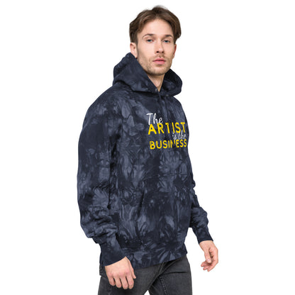RF84U: DEPMG: The Artist is the Business Unisex Champion tie-dye Hoodie