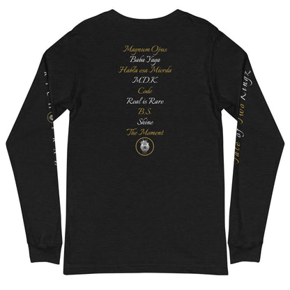 RF84U: RichFraZ™️ Tale of Two Kingz Album Unisex Long Sleeve Tee