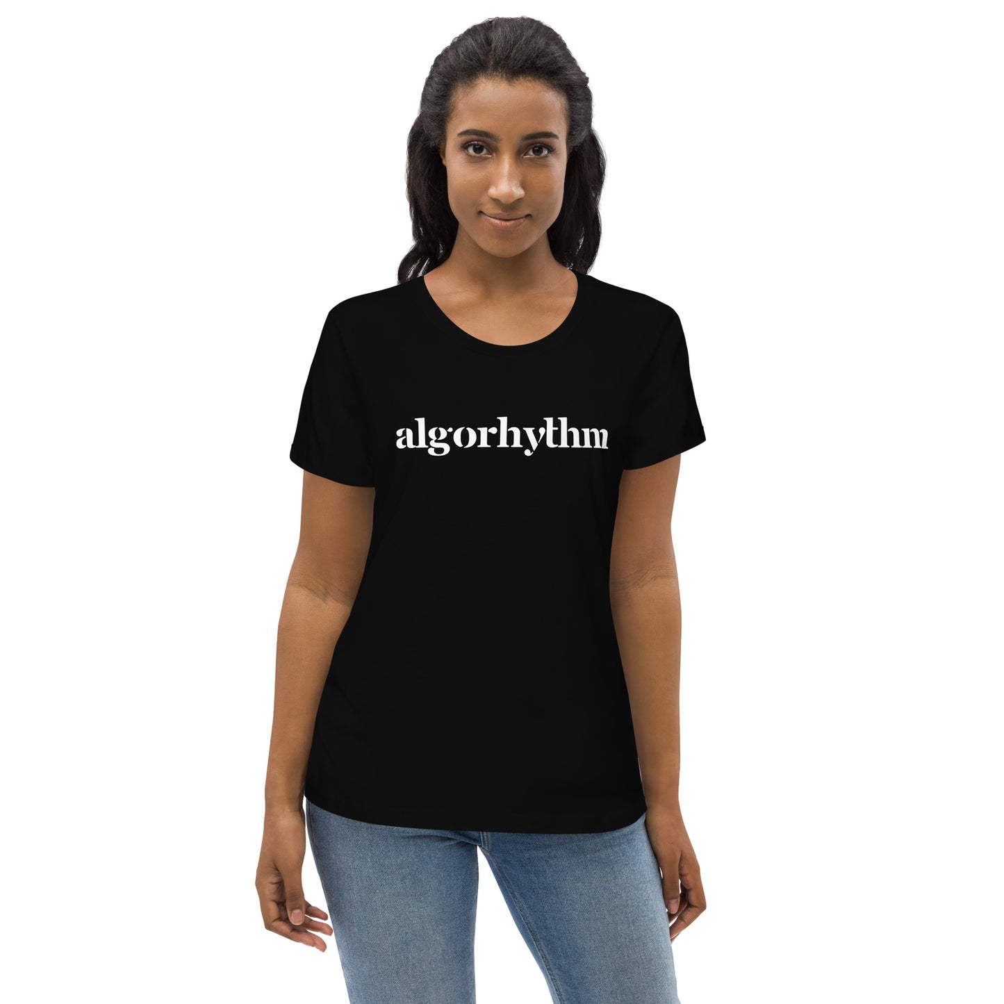 Algorhythm: Original Women's fitted eco T-Shirt
