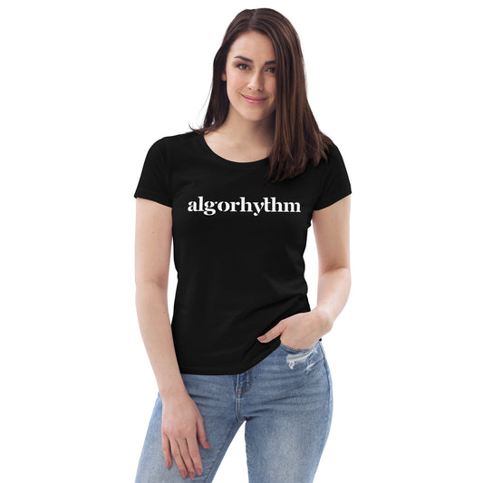 Algorhythm: Original Women's fitted eco T-Shirt