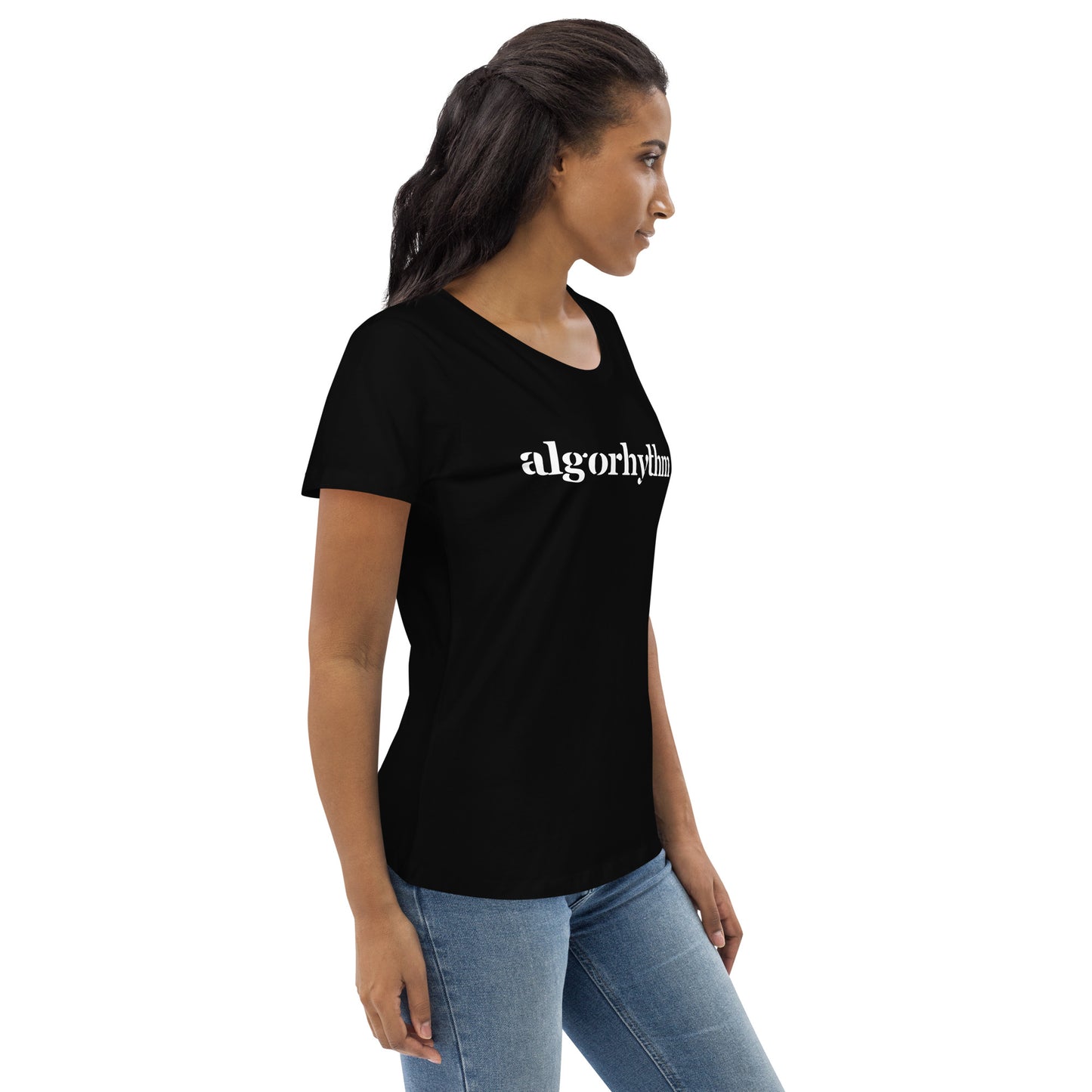 Algorhythm: Original Women's fitted eco T-Shirt